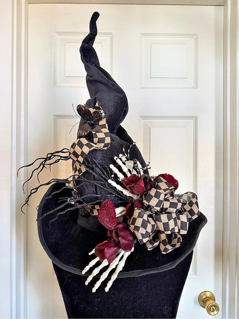 Black Velvet & Merlot Witch Hat